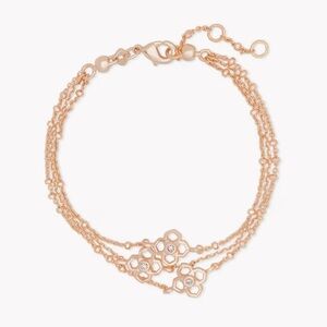 Kendra Scott Rue Multi Strand Bracelet In Rose Gold